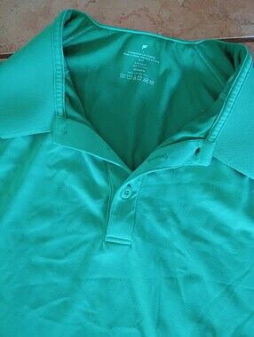 Fabletics Men's Polo Shirt Teal Green